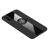 XINLI Stitching Cloth Textue Shockproof TPU Protective Case with Ring Holder, For Huawei nova 5, For Huawei nova 5i, For Huawei nova 5i Pro, For Huawei P20